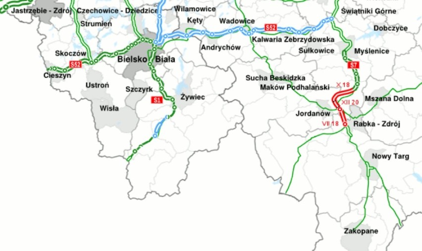 Zniknie Gierkówka, a zastąpi ją autostrada A1 - takie zmiany czekają woj. śląskie [MAPA DROGOWA]