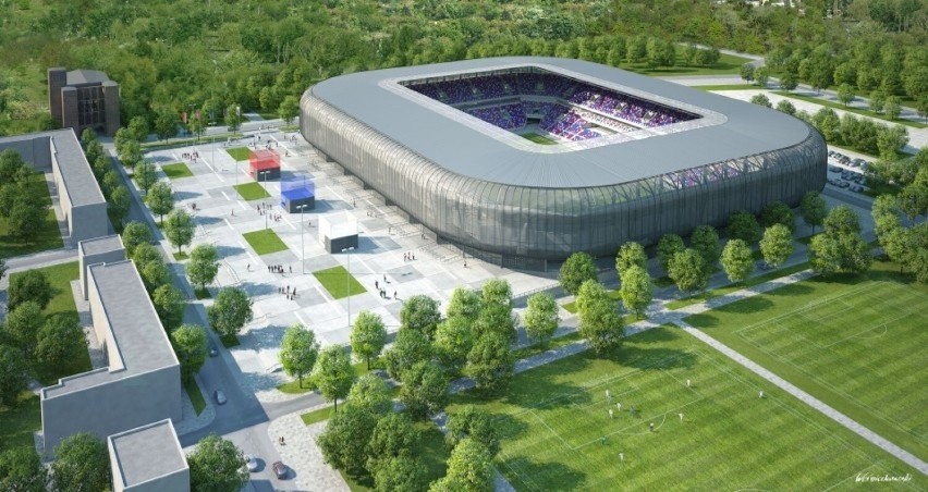 Stadion Górnika Zabrze będzie miał docelowo 31.871 miejsc....