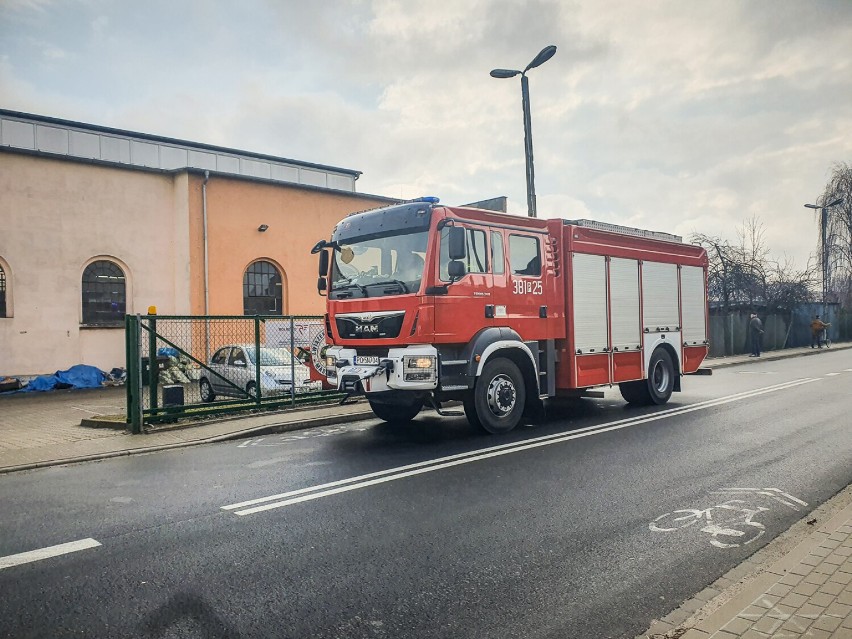 Zapalił się wagon przy leszczyńskim dworcu PKP