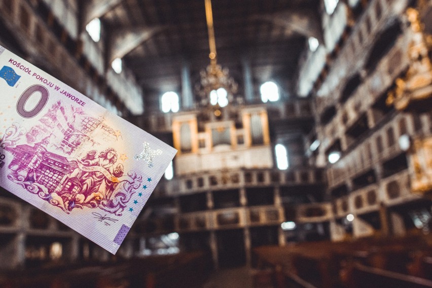 Już wkrótce Jawor zaprezentuje kolekcjonerski banknot 0 euro. Znajdzie się na nim unikalny Kościół Pokoju. Jak nabyć banknot? [ZDJECIA]