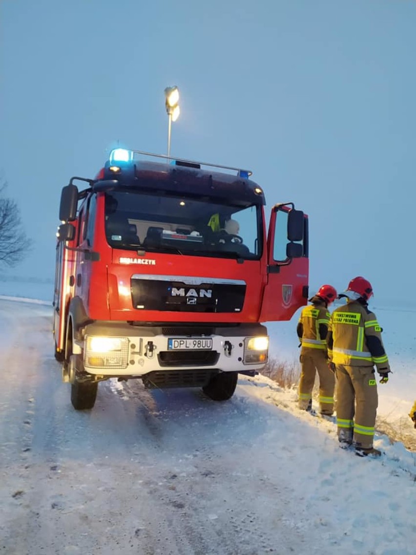 Wypadek między Grębocicami a Wilczynem