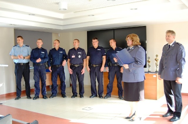 Zawody dzielnicowych w Sieradzu. W gronie laureatów poddębicki policjant