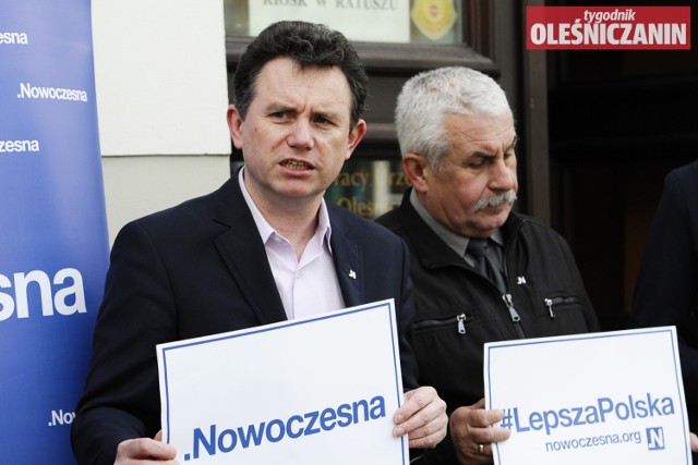 Robert Górazda lider Nowoczesnej w Oleśnicy