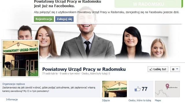 PUP Radomsko na facebooku