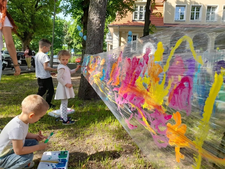 Atrakcji dla dzieci nie brakowała, zabawy związane z...