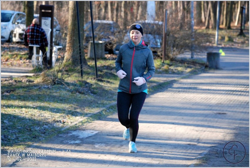 Malbork. Parkrun tym razem na czerwono. A to oznacza, że do Parku Miejskiego zawitały walentynki 