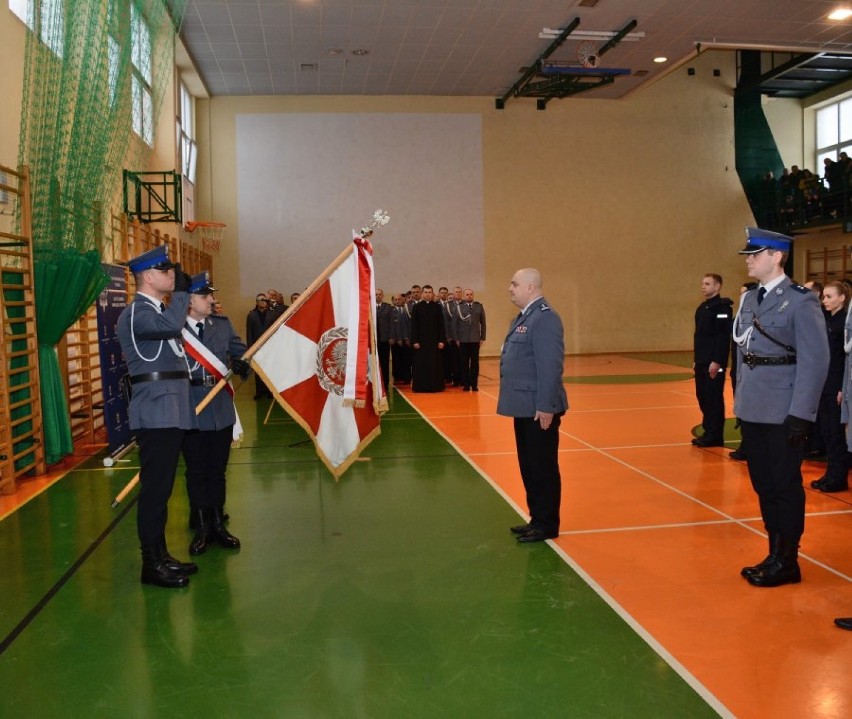 Ślubowanie nowych policjantów z terenu województwa łódzkiego