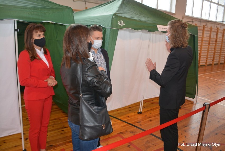 Miejsce na szczepienia powstało w sali gimnastycznej szkoły...