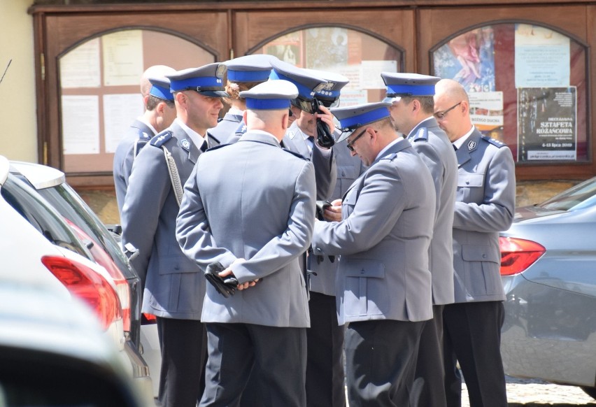 Uroczysta zbiórka z okazji Święta Policji w Krośnie miała...