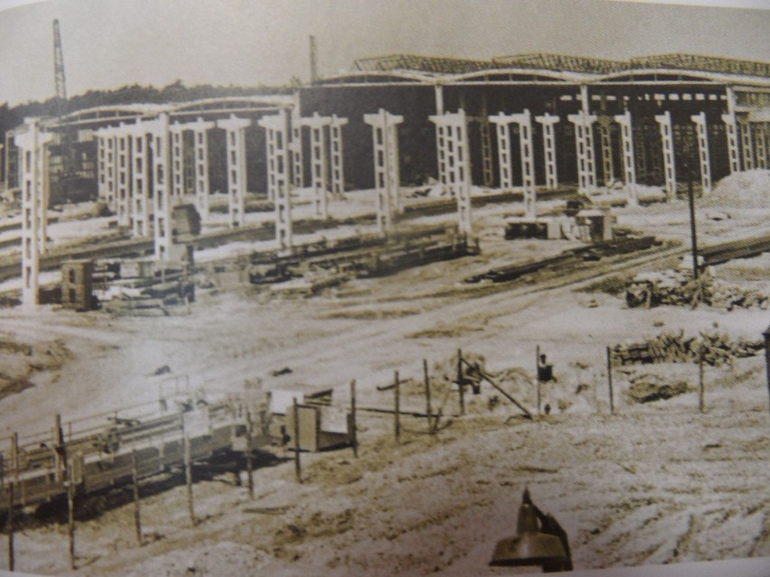 Budowa fabryki domów "Fadom" (koniec lat 60. XX wieku)