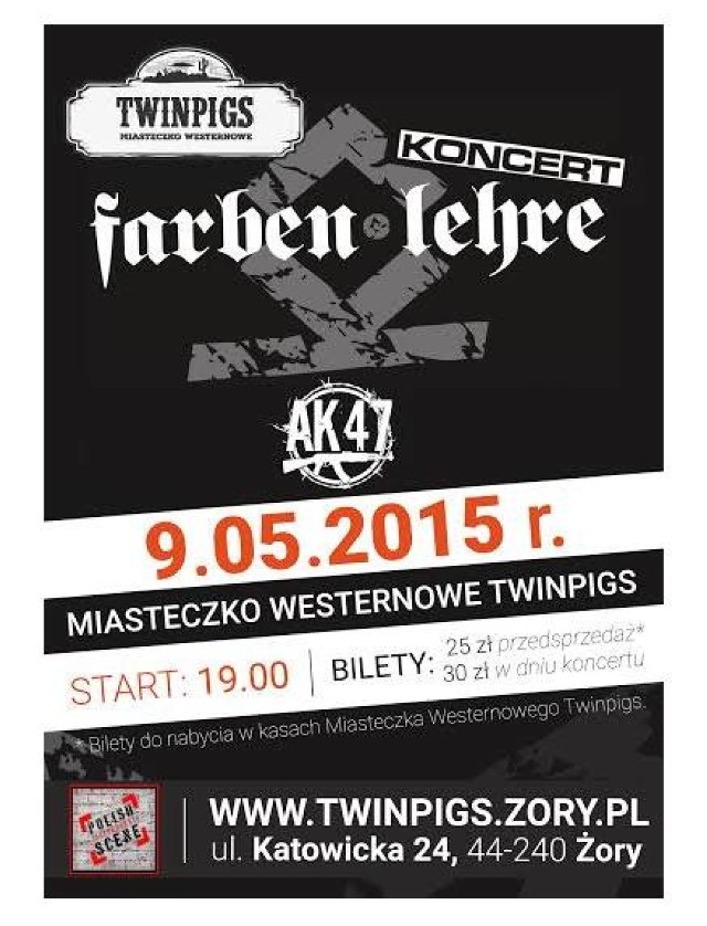 Żory: Koncert Farben Lehre u żorskich kowbojów