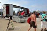 Beach Soccer w Ustce: Przygotowanie plaży na najbliższe zawody