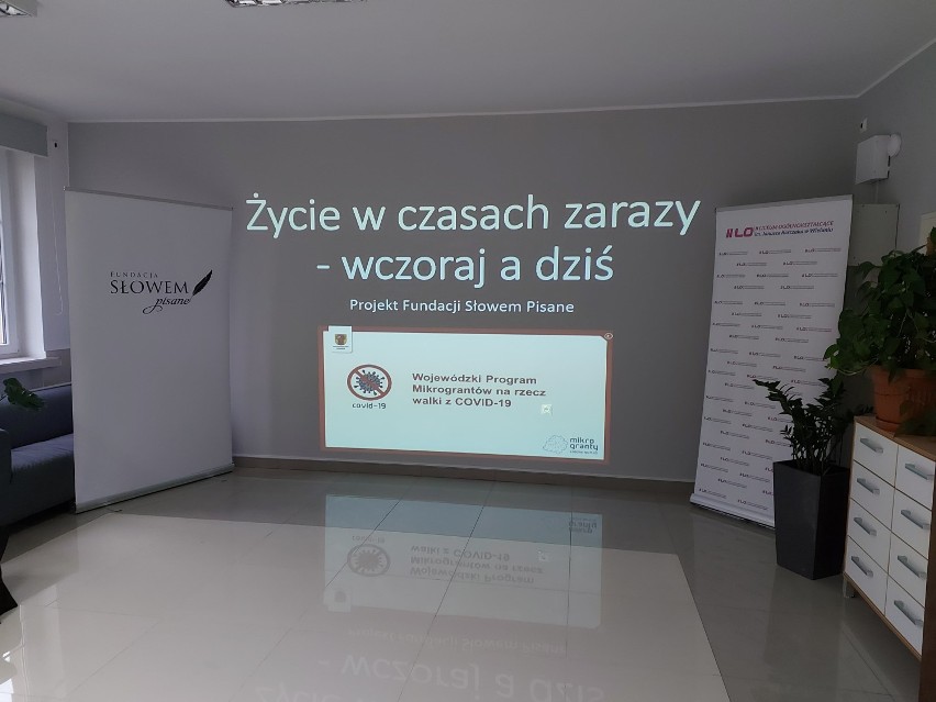 Podsumowanie projektu „Życie w czasach zarazy - wczoraj a dziś” ZDJĘCIA