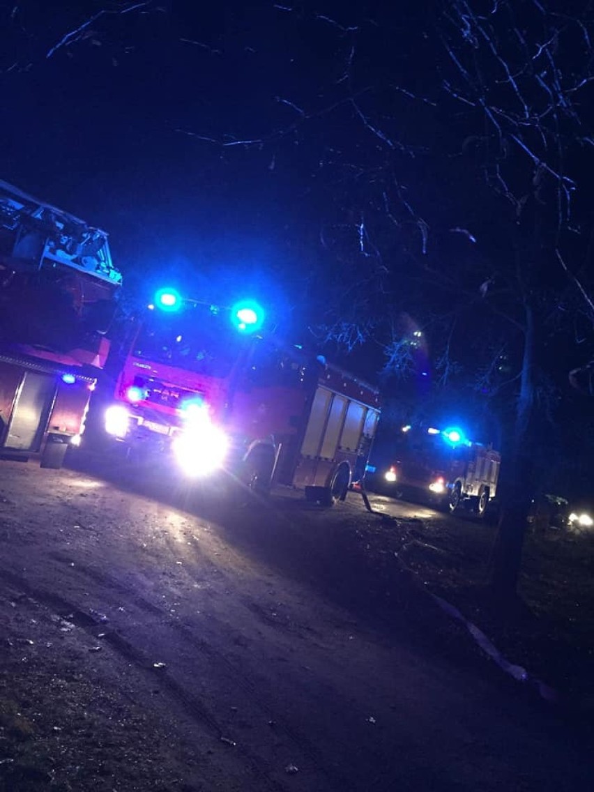 Gmina Czerniejewo: nocny pożar w miejscowości Golimowo
