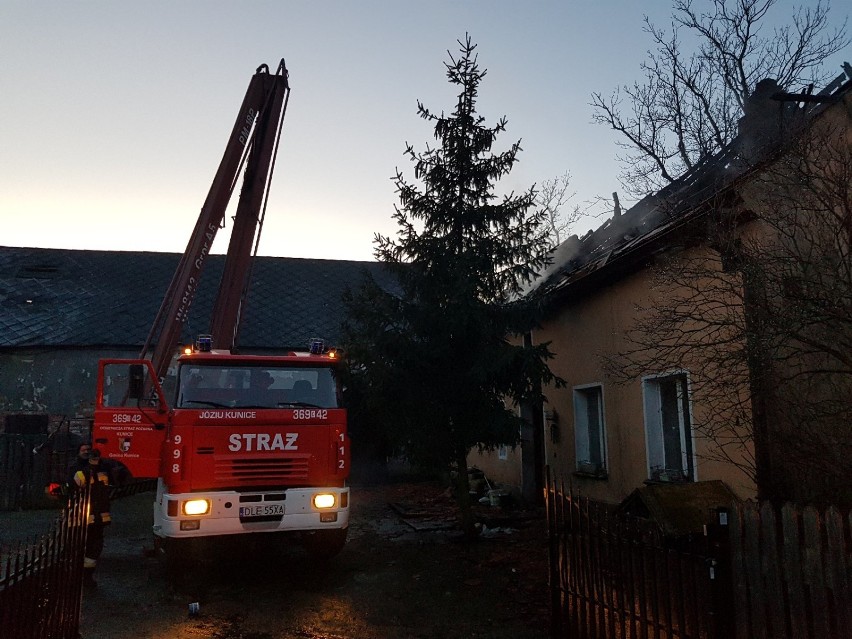 Golanka Górna: Spłonął dom, nikomu nic się nie stało