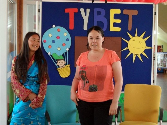 Przedszkole Poziomka we Włynkówku: 13 letnia Tybetanka Nynco opowiadała o swoim kraju