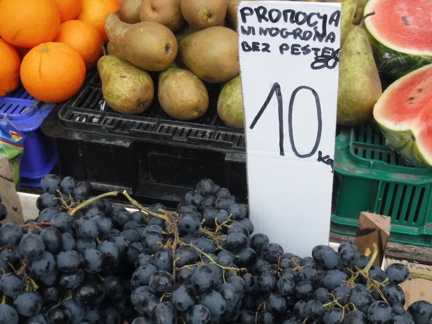 Winogrona bez pestek 10,80 za kilogram