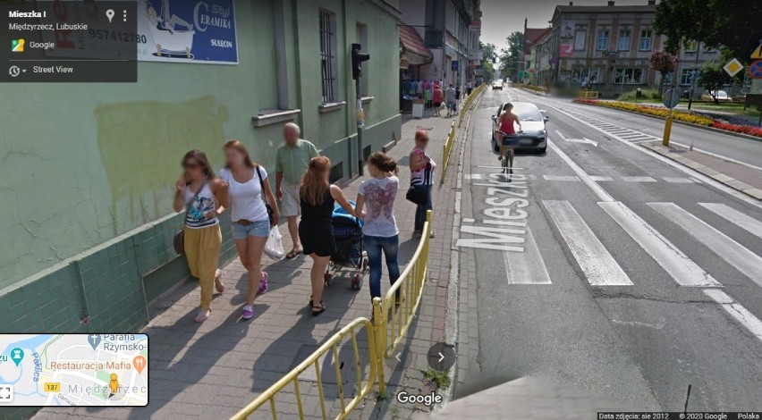 Międzyrzecz w oku kamery google street view