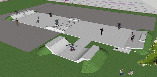 Skatepark powstanie w miejscu wyeksploatowanego boiska do koszykówki