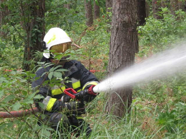 W czwartek, 7 lipca w Nielubiu zorganizowano ćwiczenia strażaków z powiatu wąbrzeskiego
