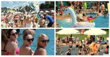 Upalny weekend na basenach w Muszynie. Piana party i tańce w wodzie przyciągnęły tłumy. W jednym momencie bawiło się aż tysiąc osób 18.07