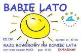Radomsko: Rajd rowerowy „Babie Lato” już w najbliższą niedzielę