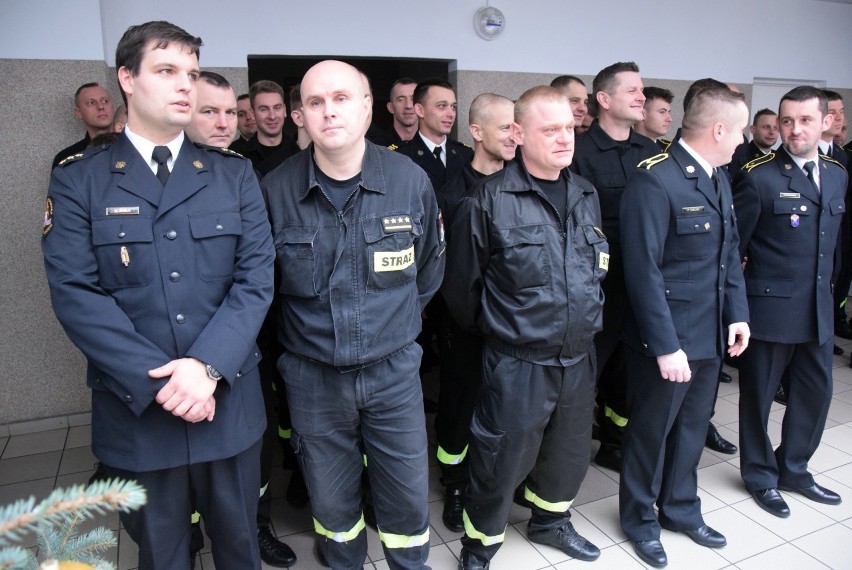Świąteczne spotkanie u stargardzkich strażaków ZDJĘCIA, WIDEO