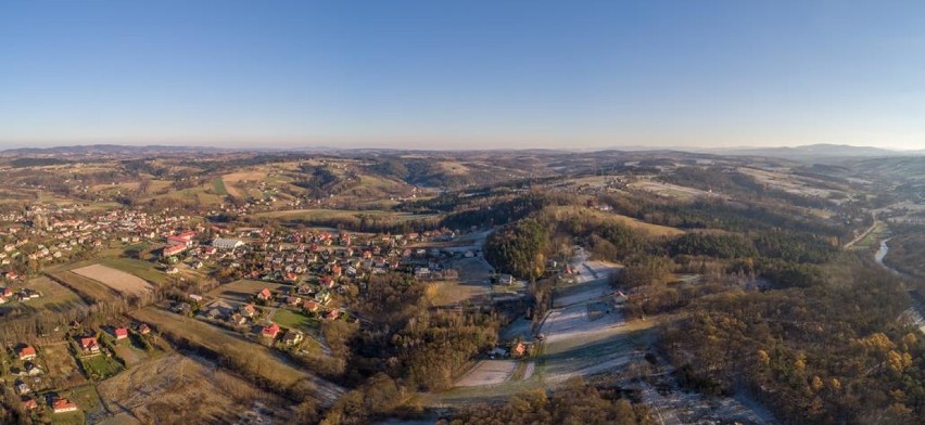 Pogórze Ciężkowickie z lotu ptaka. Widoki są niesamowite!