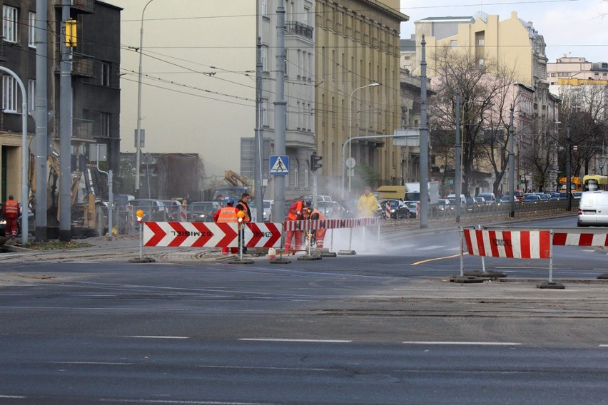 Korki na al. Kościuszki.