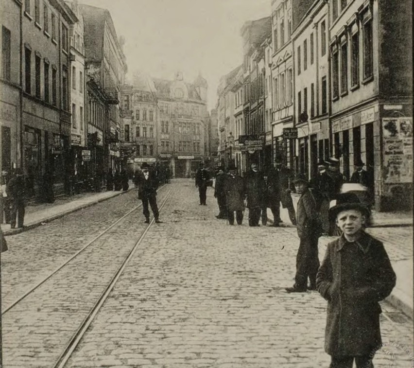 Tak na początku XX wieku wyglądała ulica Elżbiety, czyli...