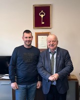 Dawid Kręcidło wylicytował spotkanie przy kawie z burmistrzem Marcinem Sokołowskim 