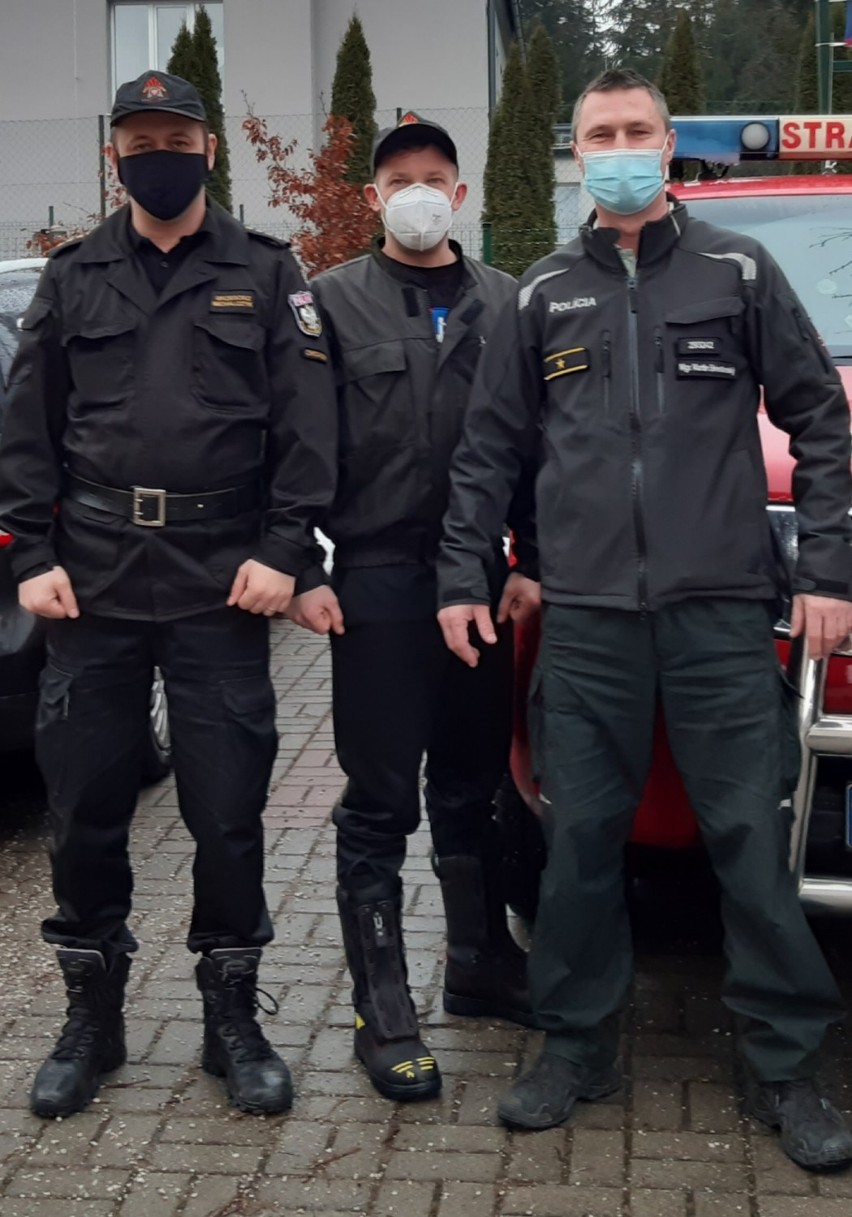 Strażacy ratownicy z Chrzanowa pojechali na Słowację. Pomagali w walce z koronawirusem [ZDJĘCIA]