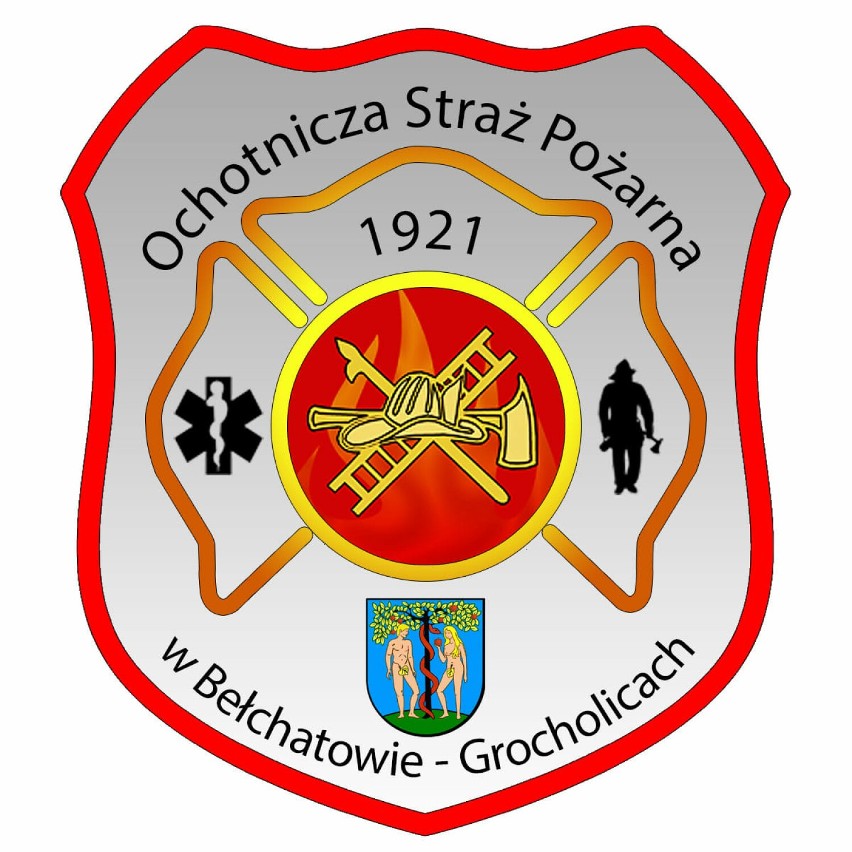 Strażacy z OSP Grocholice-Bełchatów spotkali się na zebraniu...