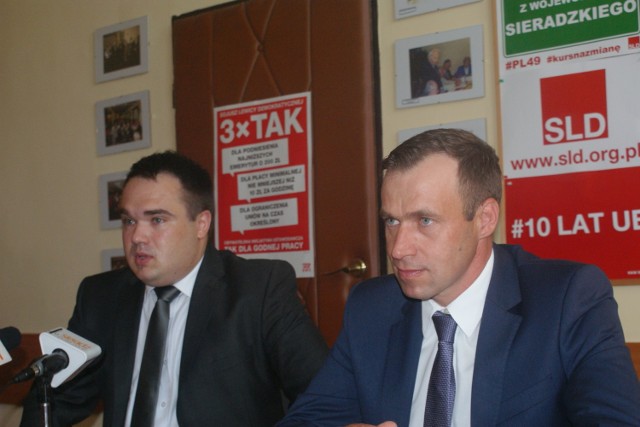 Jacek Miedziński (od lewej) i Cezary Olejniczak