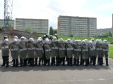 Ćwiczenia policjantów na Stadionie Miejskim w Jastrzębiu-Zdroju ZDJĘCIA