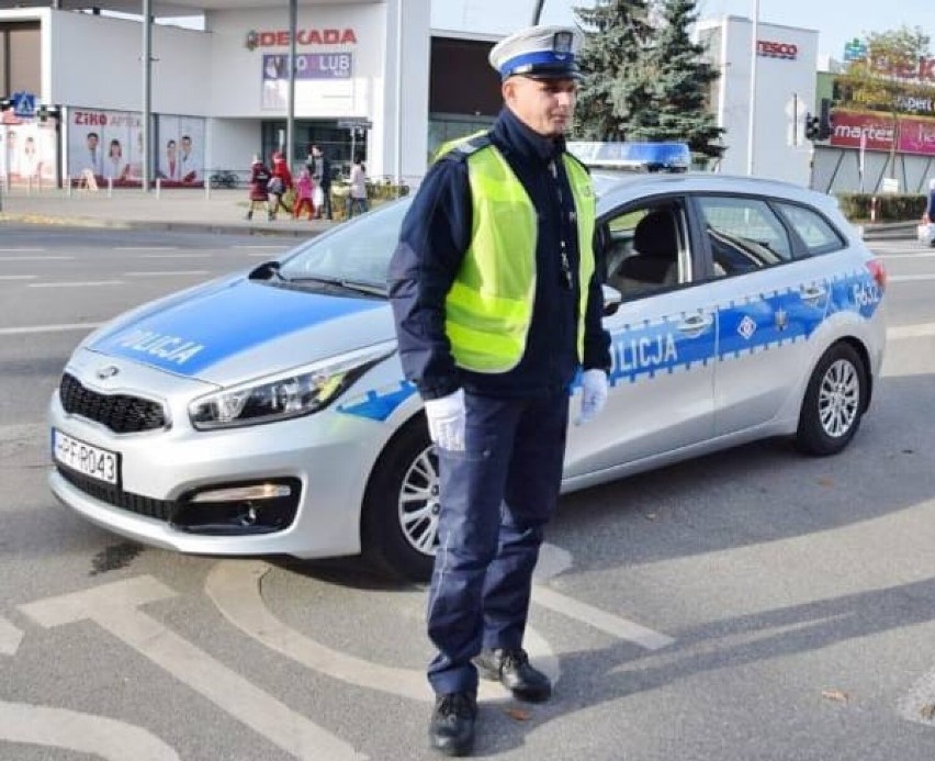 Sierżant Michał Balcerzak z Sieradza - policjant na medal!