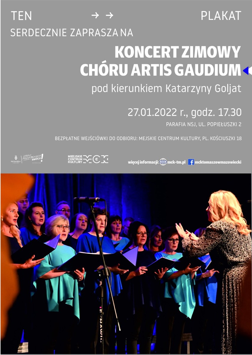 Zimowy koncert chóru Artis Gaudium już w czwartek w kościele NSJ