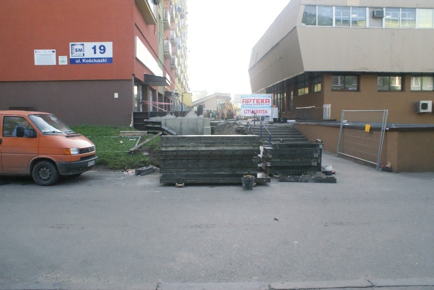Trwa przebudowa pasażu przy ul. Kościuszki