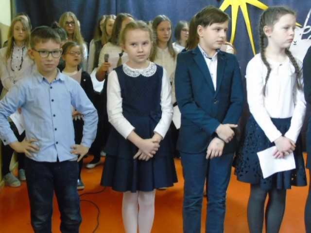Apel uczniów Szkoły Podstawowej w Liskowie z okazji Wielkanocy