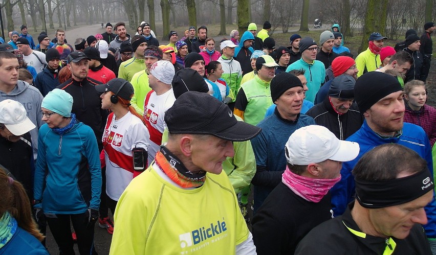 Parkrun Łódź. Bieg w parku Poniatowskiego - 12 marca 2016