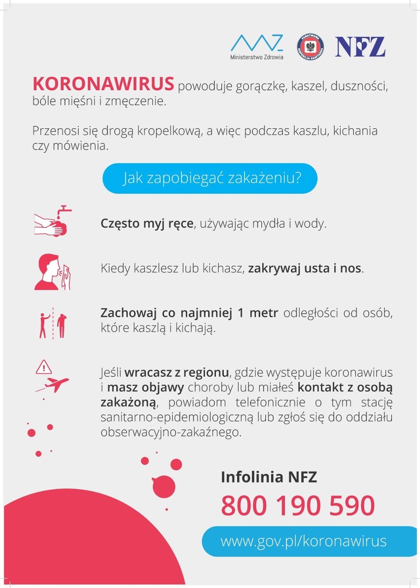 Koronawirus w Polsce. Środki ostrożności w Urzędzie Miejskim w Łasku 