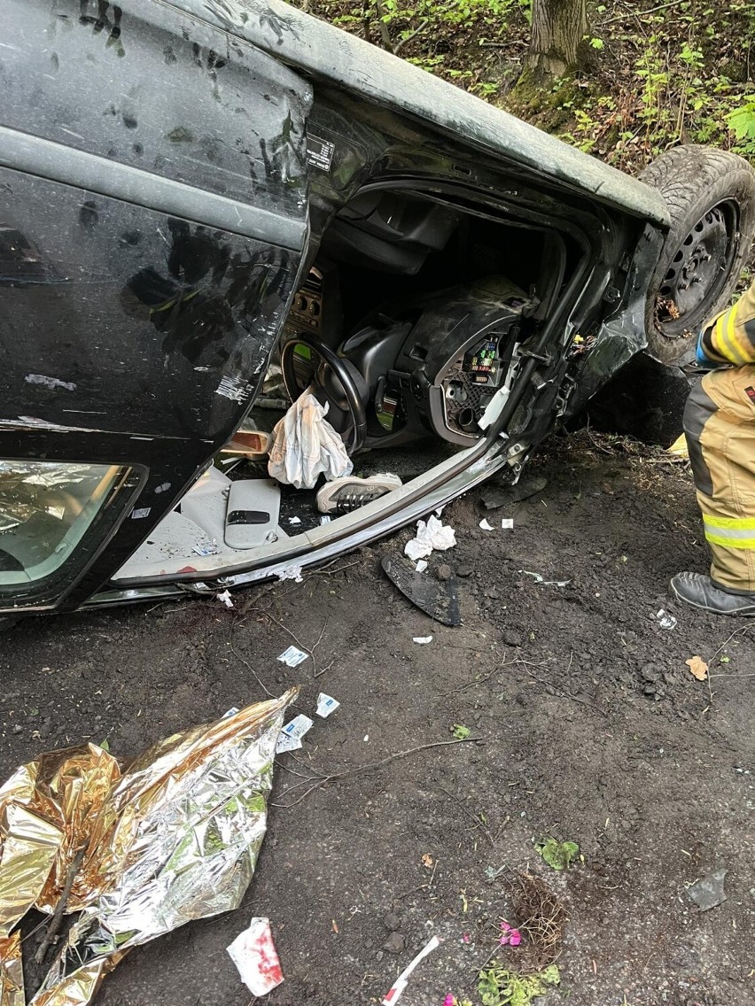 Wypadek w gminie Kolbudy. Osoba poszkodowana trafiła do...