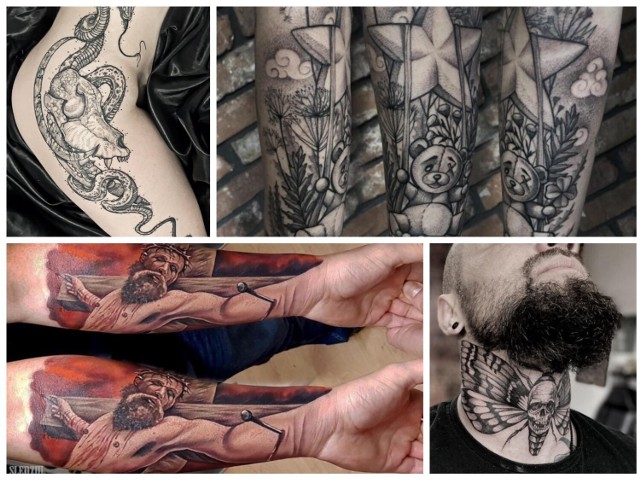 Zobacz tatuaże wykonane w salonach tattoo w Nowym Sączu przesuwając zdjęcia w galerii