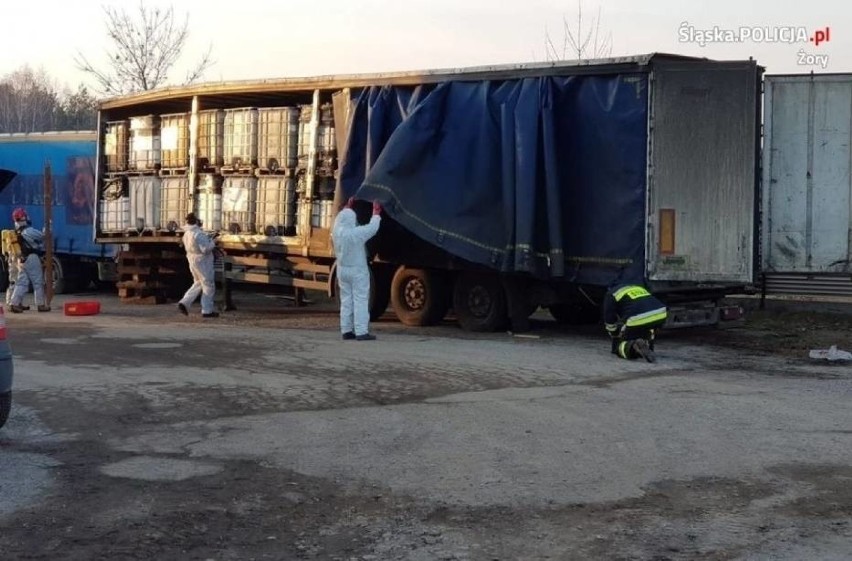 W Żorach zidentyfikowano 14 naczep ciężarowych, w których...