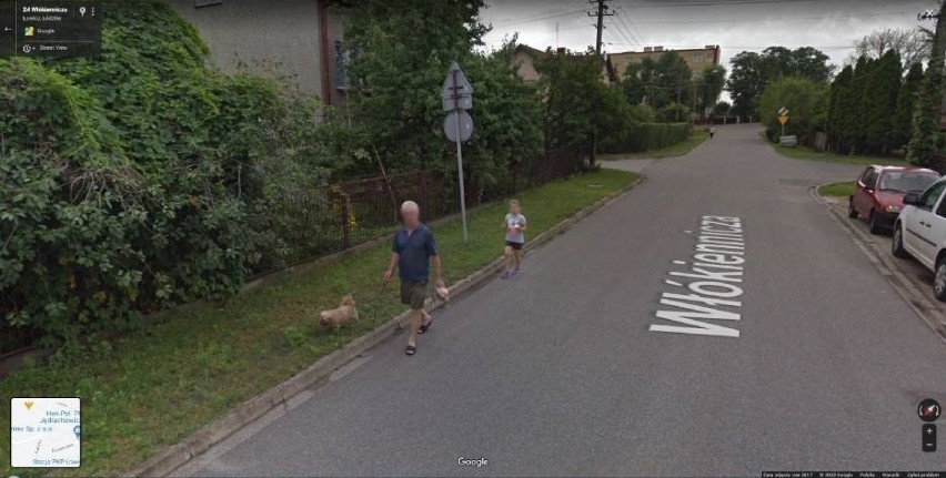 Łowicz w Google Street Wiev. Mieszkańcy Przedmieścia i okolic w obiektywie kamer.