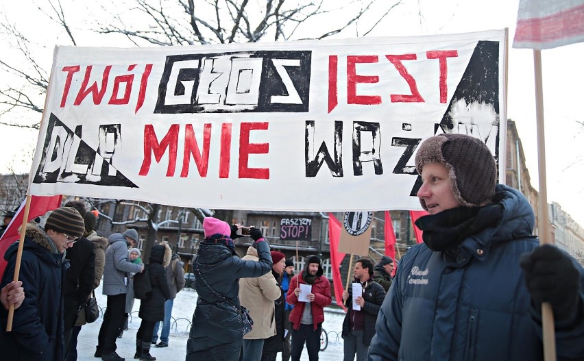Marsz Antyfaszystowski w Krakowie