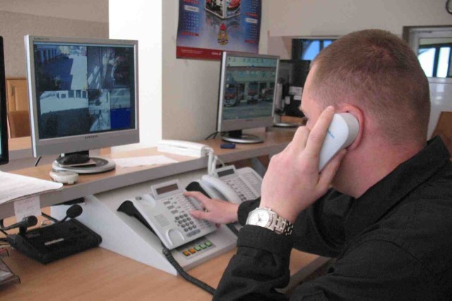 Centrum monitoringu straży miejskiej.