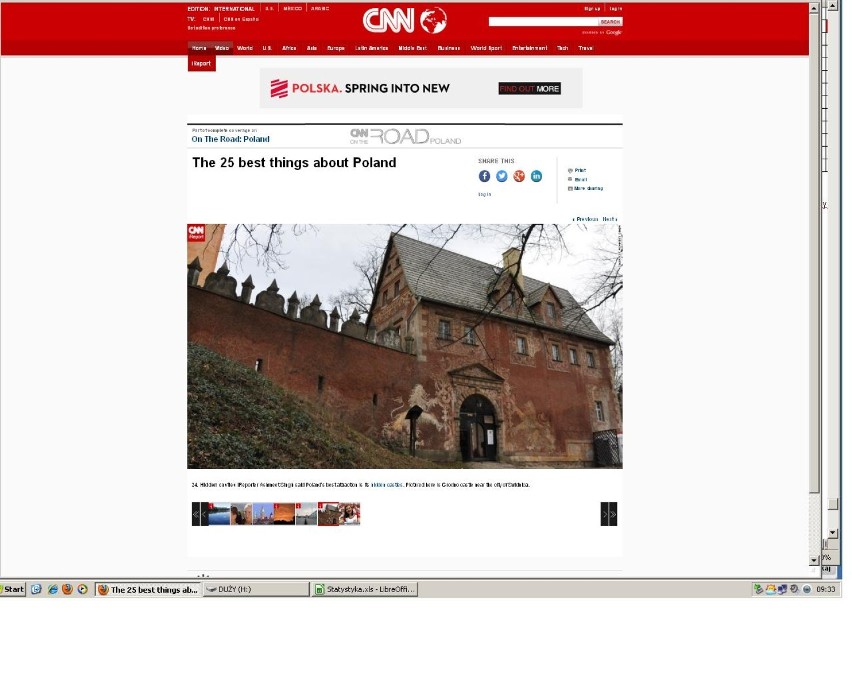 Zamek Grodno w CNN