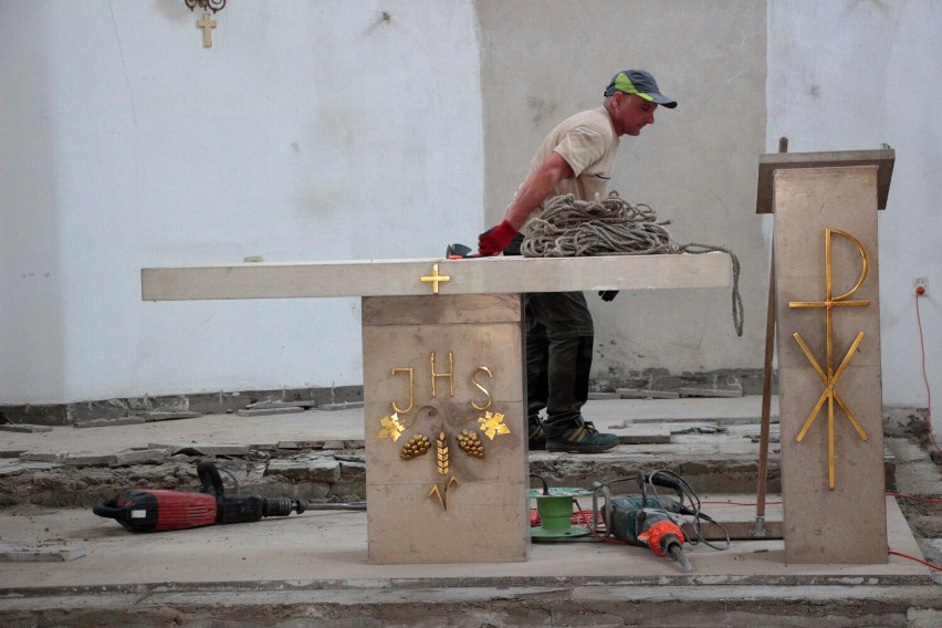 Trwa remont zespołu klasztornego sióstr bernardynek w Warcie