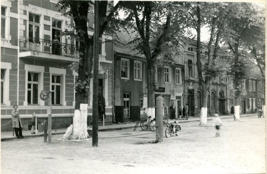 Czaplinecki rynek w latach 60 XX wieku